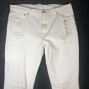 2019 NWOT Levi's 511 White Jeans New Only Has Sticky Size Tag Size 40 X 32